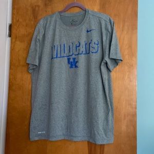 Nike Dri-fit Kentucky Wildcats Grey XL t shirt
